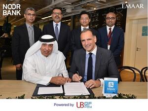 John Iossifidis, Chief Executive Officer, Noor Bank , Ahmad Al Matrooshi, Managing Director of Emaar Properties