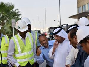 خلال الزيارة