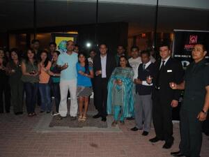 During the event