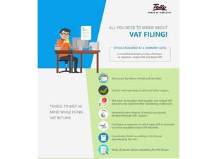 يقسم الدليل المصور إلى جزئين يوفر الأول معلومات عن أبرز النقاط التي يجب أخذها بعين الاعتبار عند تعبئة إقرار ضريبة القيمة المضافة، فيما يركز الجزء الثاني على النتائج المترتبة على تعبئة الإقرارات الضريبية بطريقة خاطئة. 