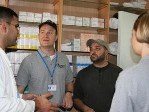 Special medical rooms were set for members of the local community to attend free medical check-ups by specialized doctors, in addition to providing the required medication to the villages’ 2,500 inhabitants