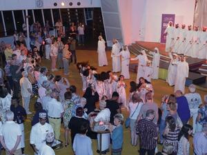 أقامت فعاليات ثقافية عندما رست في ميناء راشد يوم 07 أبريل 2018، في إطار مبادرة "فنون دبي حول العالم".