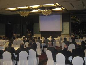 At the Swine flu lecture