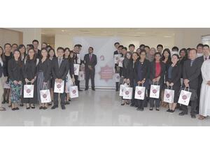 The delegation also attended an interactive presentation that shed light on theoretical and practical aspects of Shari’a-compliant banking and finance.   