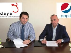 Bidaya’s Director of Public Relations, Raed Nimri and PepsiCo-Jordan’s Public Relations Manager, Mohammad Arabiyat