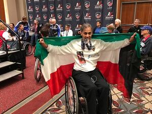 World Wheelchair Fencing Champion Titleholder, Tareq Al-Qallaf