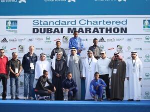 The 27 year-old, who entered the race just days before, sprinted across the finish line followed by four more runners within eight seconds. 