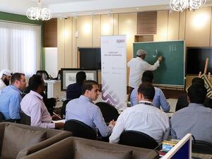 استمرت هذه الورشة على مدى يومين  25 و 26 يوليو الماضي، وأقيمت تحت إشراف الخطاط عبد الفتاح محمد ملحه والسيد عبد الخالق آيت إبريزة، وشارك بها العديد من مرضى وموظفي المركز.