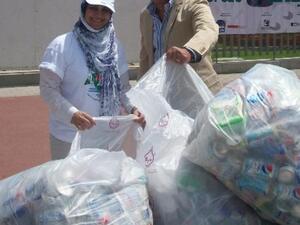 Participating hotels from Dubai and Northern Emirates collected 75 KG of used cans