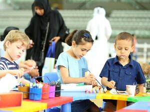 الأطفال يشاركون في احتفالية مؤسسة قطر باليوم العالمي للتوعية بالتوحد التي جرت في الشقب