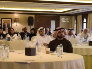 The participants at the security workshop organized by Cisco and ADSIC