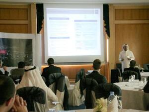Faisal Al-Hamad, Executive Director, Alternative Investments speaking during the seminar 