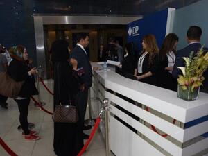 Customers and investors queuing at DP sales center