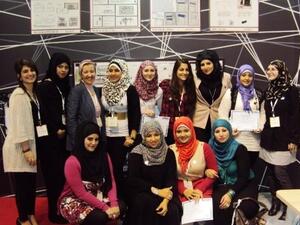 ADU Interior Design students during the honoring ceremony