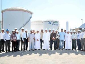 The Acting General Manager with Terminal employees and Senior Officers during the visit