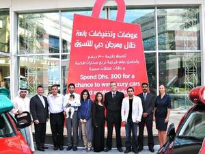 الفائزون بالحملة الترويجية الخاصة بمهرجان دبي للتسوق