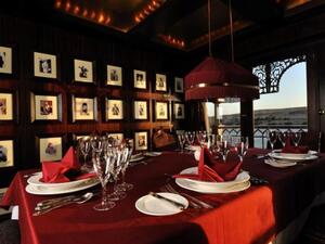 Dining on Mövenpick Nile steamship