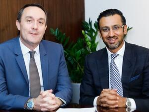 دينو فاركي، الرئيس التنفيذي في جيمس للتعليم وبول لاسي، المدير الإداري في شركة إيميا الشرق الأوسط