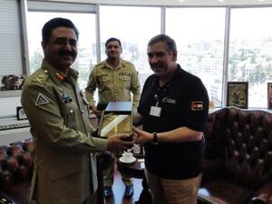 Muhammad Asef, Director General at the Joint Staff Headquarters of Pakistan during the visit