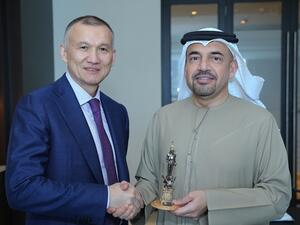 Dr. Habib Al Mulla and H.E. Berik Imashev, Kazakhstan Minister of Justice
