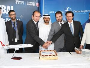 Dubai Airports and Turkish Airlines - first flight