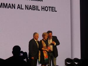 During the award ceremony