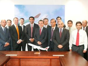 During the signing ceremony