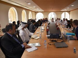 The workshop was headed by HE Khalid Ali Al Bustani, Assistant Undersecretary of International Financial Relations.