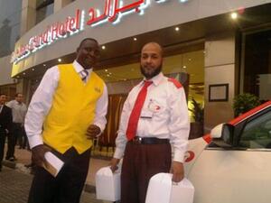 Emirates Grand Hotel handed the iftar packs to the drivers who greatly appreciated the gesture in keeping with the true spirit of Ramadan