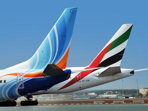 طيران الإمارات وفلاي دبي