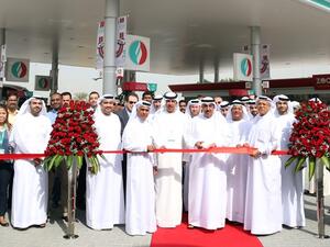 ENOC Academic City station opening