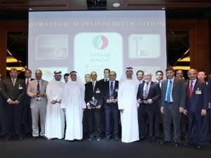 During the honoring ceremony