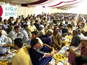 ENOC hosts Ramadan tent for those in need