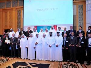 The 17 suppliers who were honoured at ENOC’s Strategic Suppliers Recognition Awards Ceremony