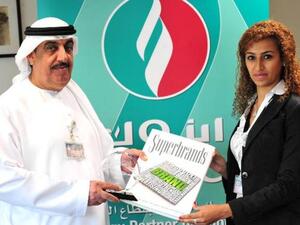 ENOC receiving the award