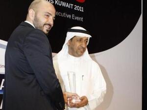 Hamad Al-Terkait, EQUATE President & CEO receiving the award