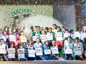 EQUATE President & CEO Mohammad Husain With Honored Students