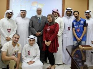EQUATE President & CEO Mohammad Husain with AIChE and faculty members