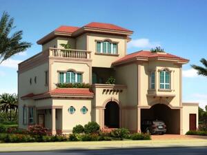 Andalusian villa in Phase III of Bawabat Al Sharq