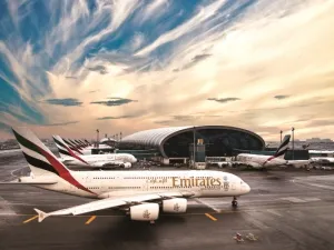 طيران الإمارات في مطار دبي