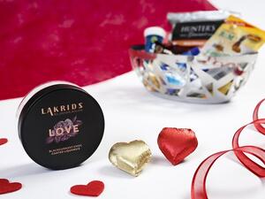 White chocolate coated blackcurrant-infused liquorice balls will be added to the First Class goodie baskets for two days only from 13th February.