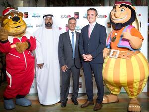 Abdul Shakeel Abdul Hameed, Head of Retail Banking at ADCB (left) and Olivier Garaialde, Chief Executive Officer at Farah Experiences (right)