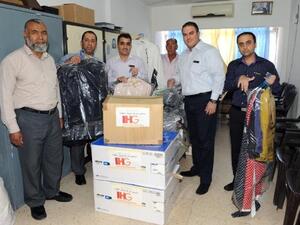 During the clothes donation campaign