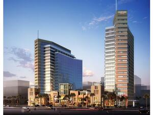 تبلغ المساحة الإجمالية لمركز الفجيرة للأعمال 96,400 متر مربع.