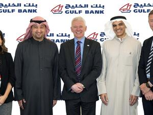 The CISI representatives with the Gulf Bank team