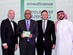 Abdulhadi Shahadah – Head of Asset Management, GIB Capital; Roderick Gordon – Head of Debt Capital Markets, GIB Capital; Fakhre Fazli – Head of Equity Capital Markets & Debt Advisory, GIB Capital with Christopher Moore - Publisher and CEO, EMEA Finance