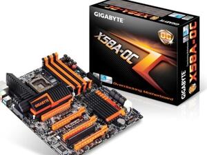 The new GIGABYTE motherboard, the GIGABYTE GA-X58A-OC