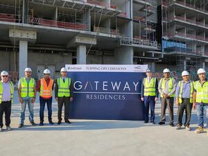 Gateway Residences Topping Off ceremony