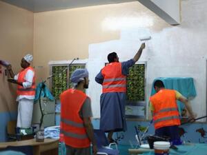 Goodwill Journey 8 team add colour to children's room