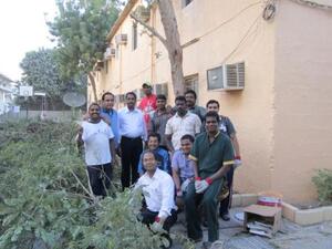 During the 'Together We Care’ activity at Al Bustan Centre & Residence